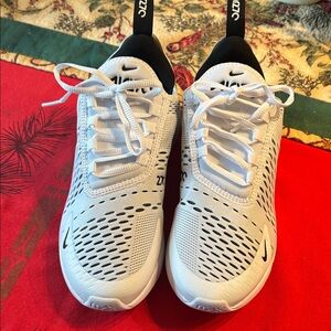 Nike White and Black Athletic Shoes